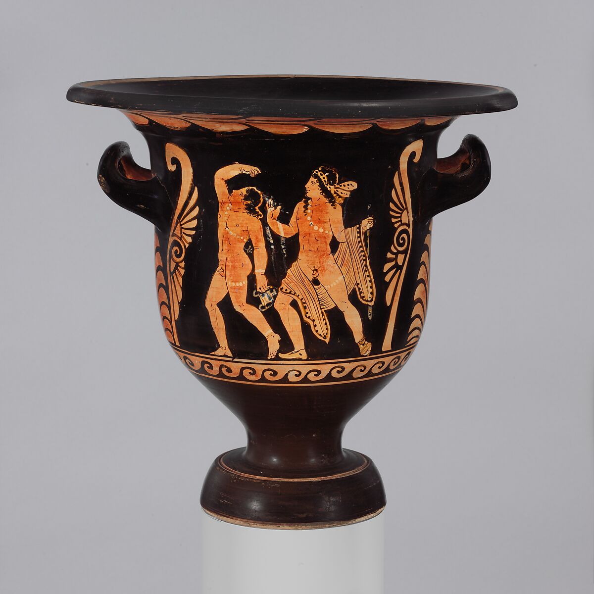 Terracotta bell-krater (mixing bowl)