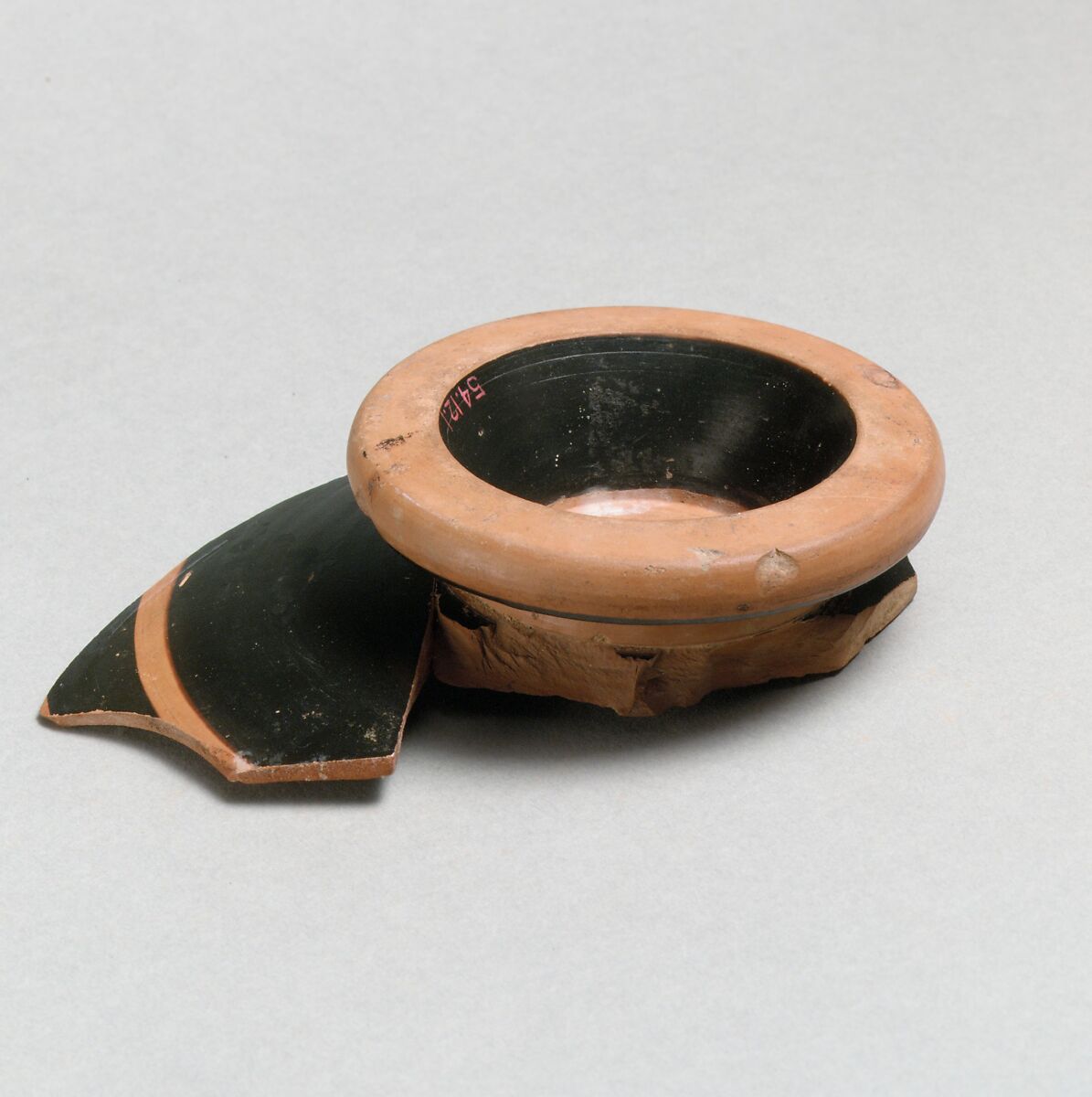 Kylix fragments, Attributed to the Segment Class, Terracotta, Greek, Attic