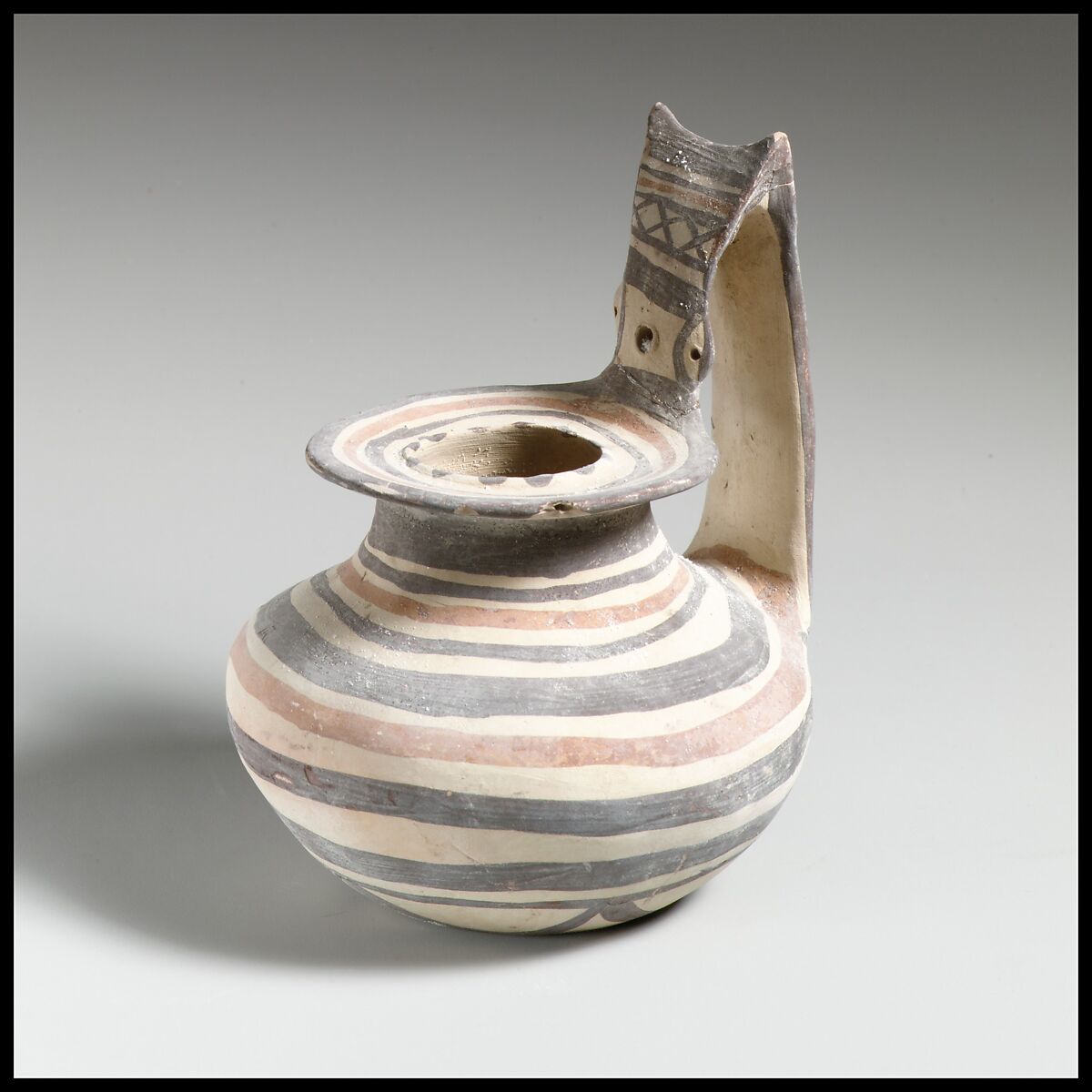 Jug, Terracotta, Italic-Native, South Italian (Daunian)