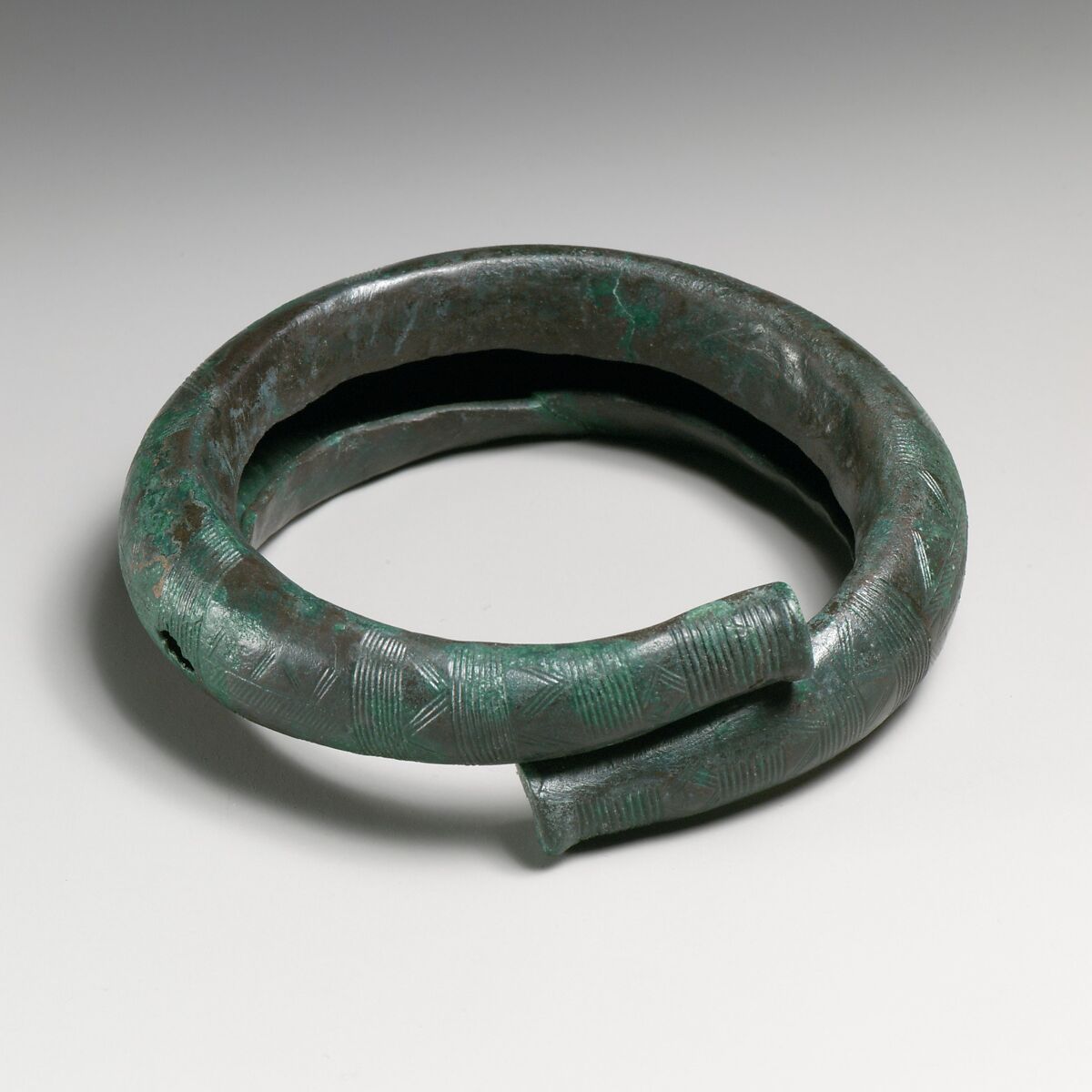 Bronze bracelet, Bronze, Italic, possibly Daunian 
