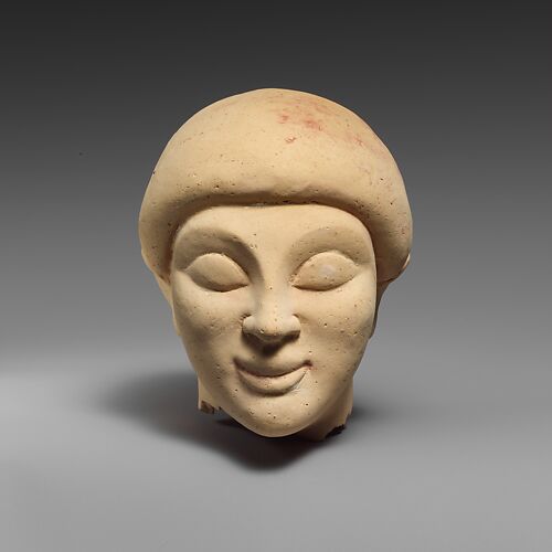 Terracotta head of a youth