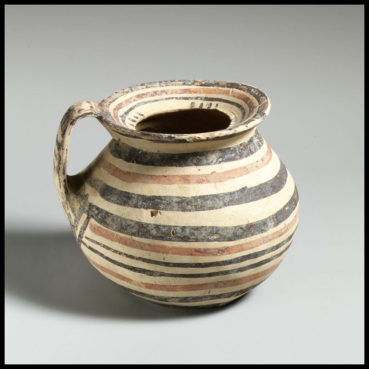 Jug, Terracotta, Italic-Native, South Italian (Daunian) 