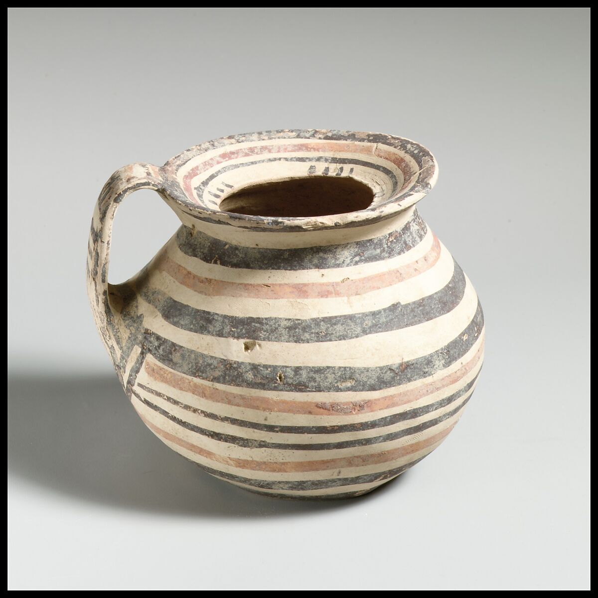 Jug, Terracotta, Italic-Native, South Italian (Daunian)
