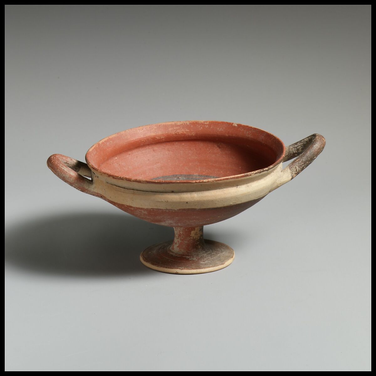 Kylix, Terracotta, Italic-Native, South Italian (Daunian) 