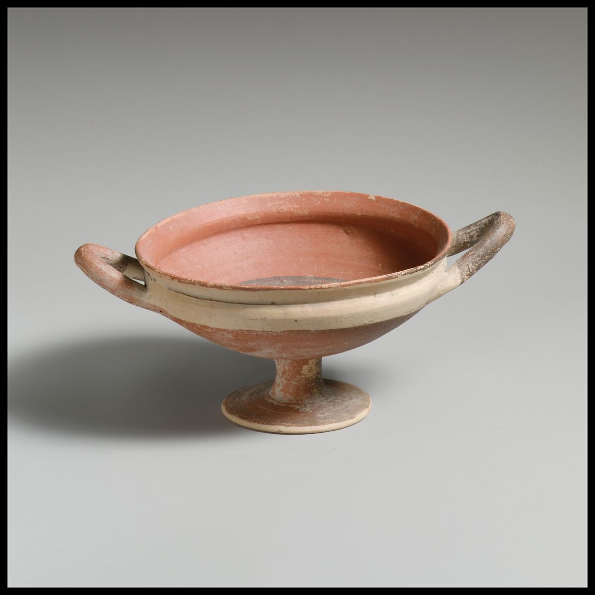 Kylix, Terracotta, Italic-Native, South Italian (Daunian)