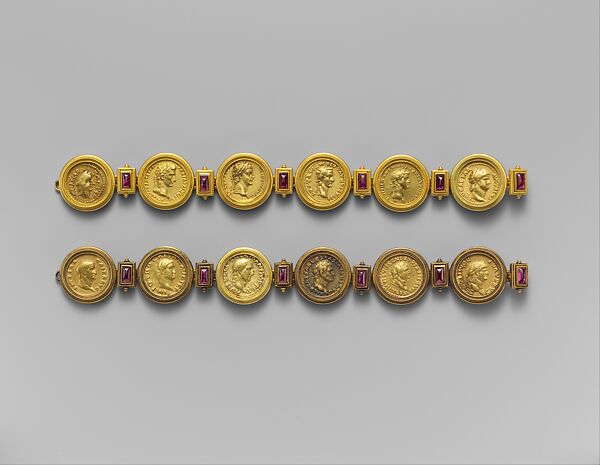 Gold aurei of the Twelve Caesars