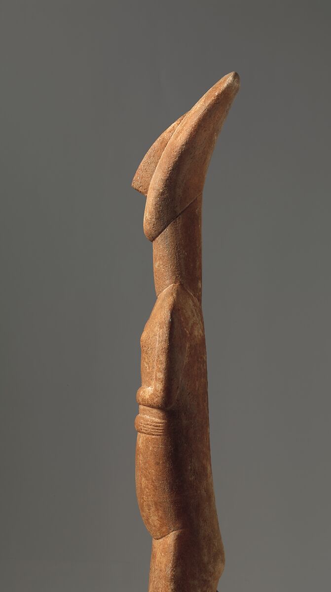 Marble female figure, Attributed to the Bastis Master, Marble, Cycladic