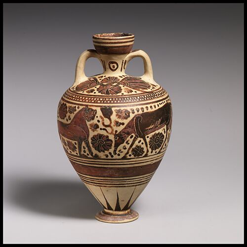 Terracotta amphoriskos (perfume vase)