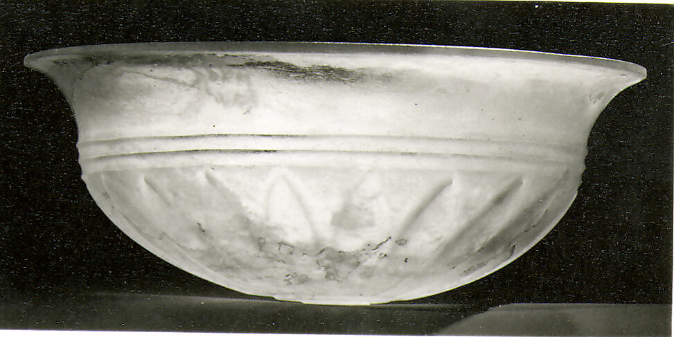 Glass phiale (libation bowl), Glass, Greek, Eastern Mediterranean