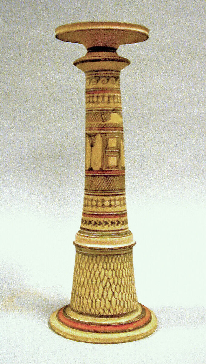 Terracotta thymiaterion (incense burner), Terracotta, Native Italic, Daunian, Canosan 