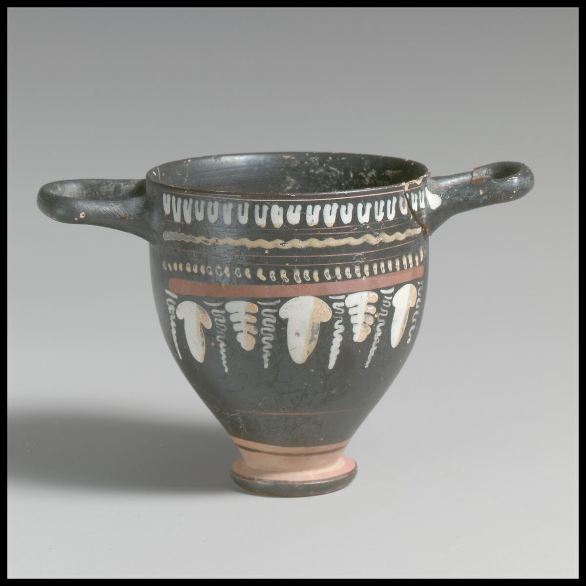 Skyphos, Terracotta, Greek, South Italian, Apulian