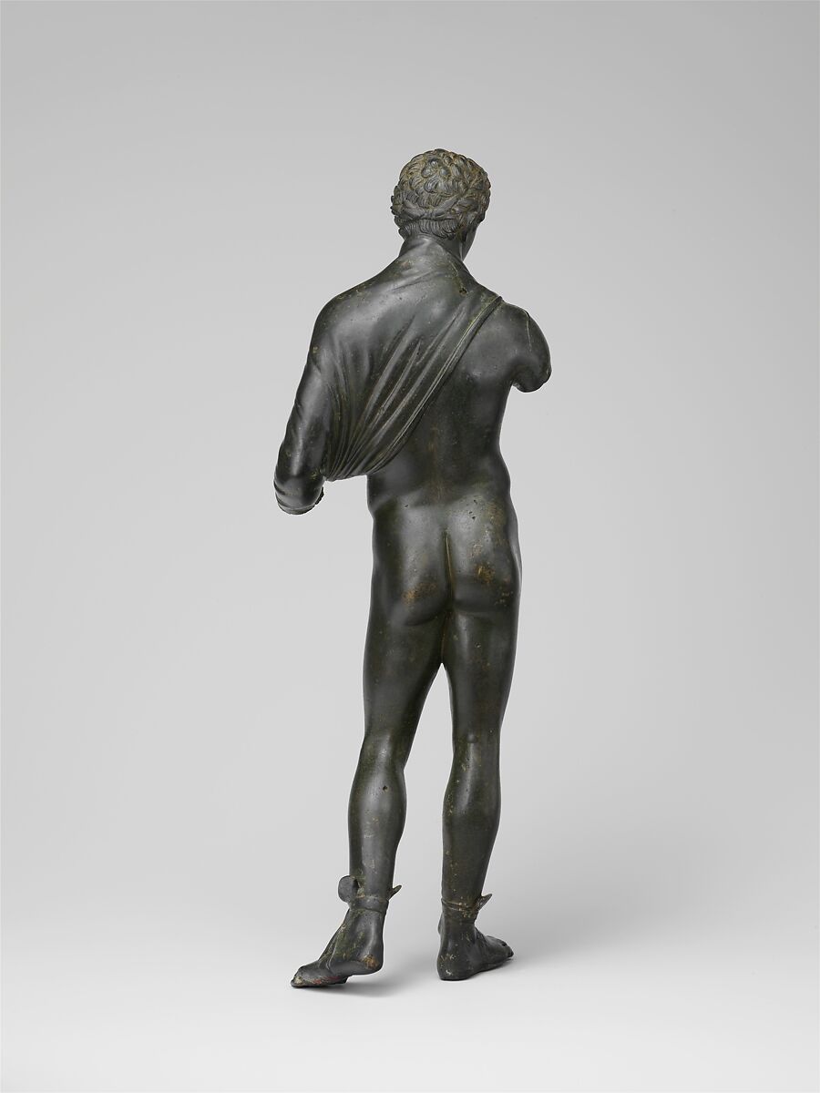 Bronze statuette of Hermes, Bronze, Greek or Roman
