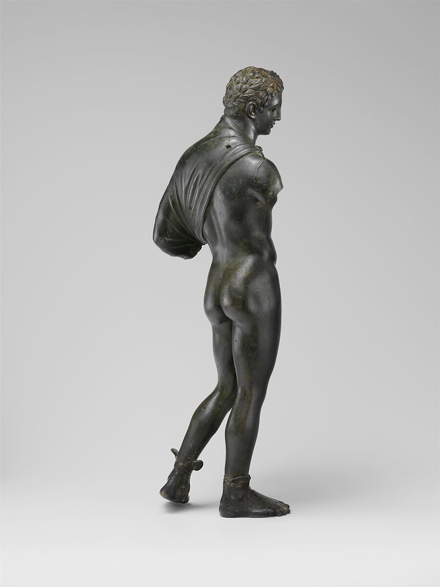 Bronze statuette of Hermes, Bronze, Greek or Roman