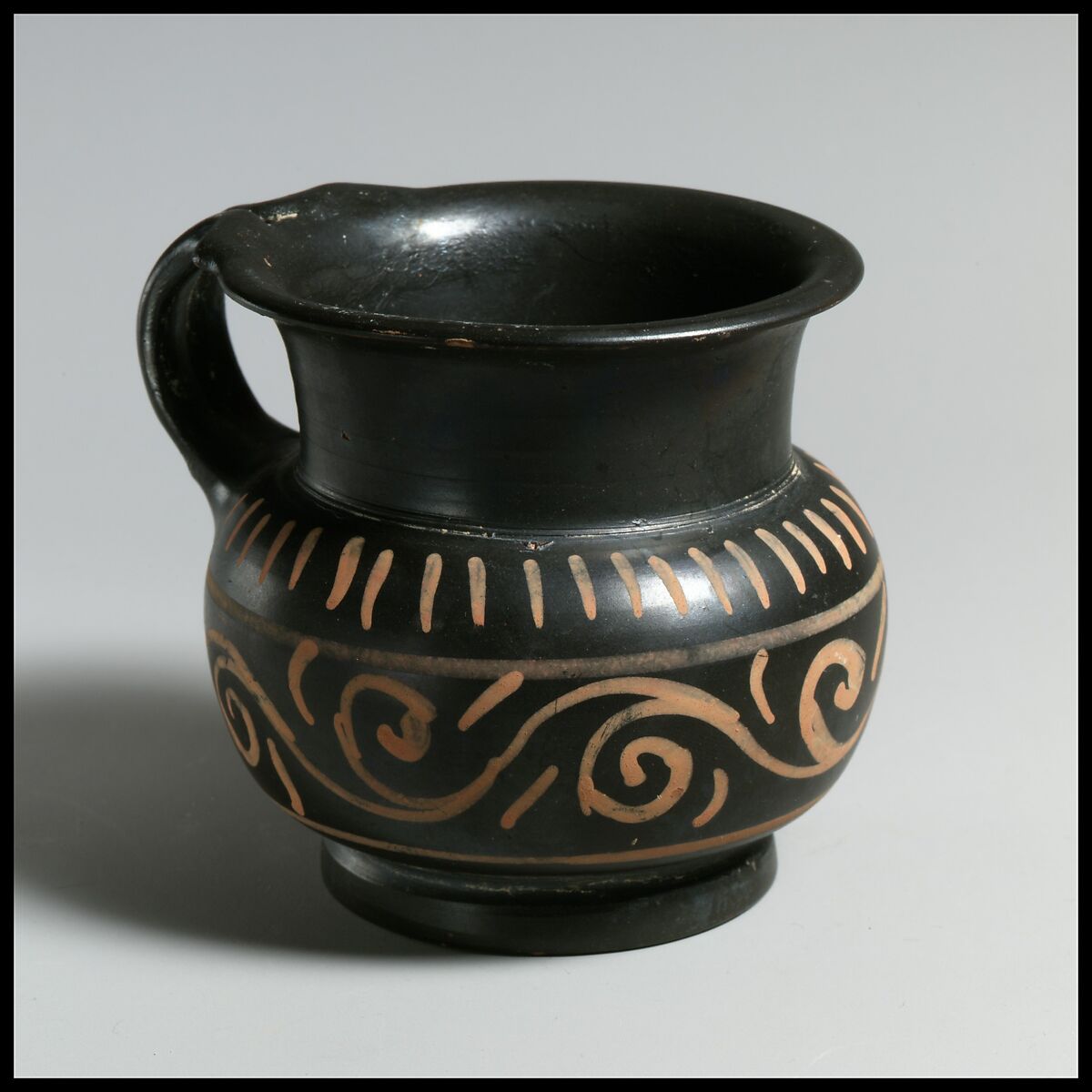 Mug, Attributed to the Xenon Group, Terracotta, Greek, South Italian, Apulian 