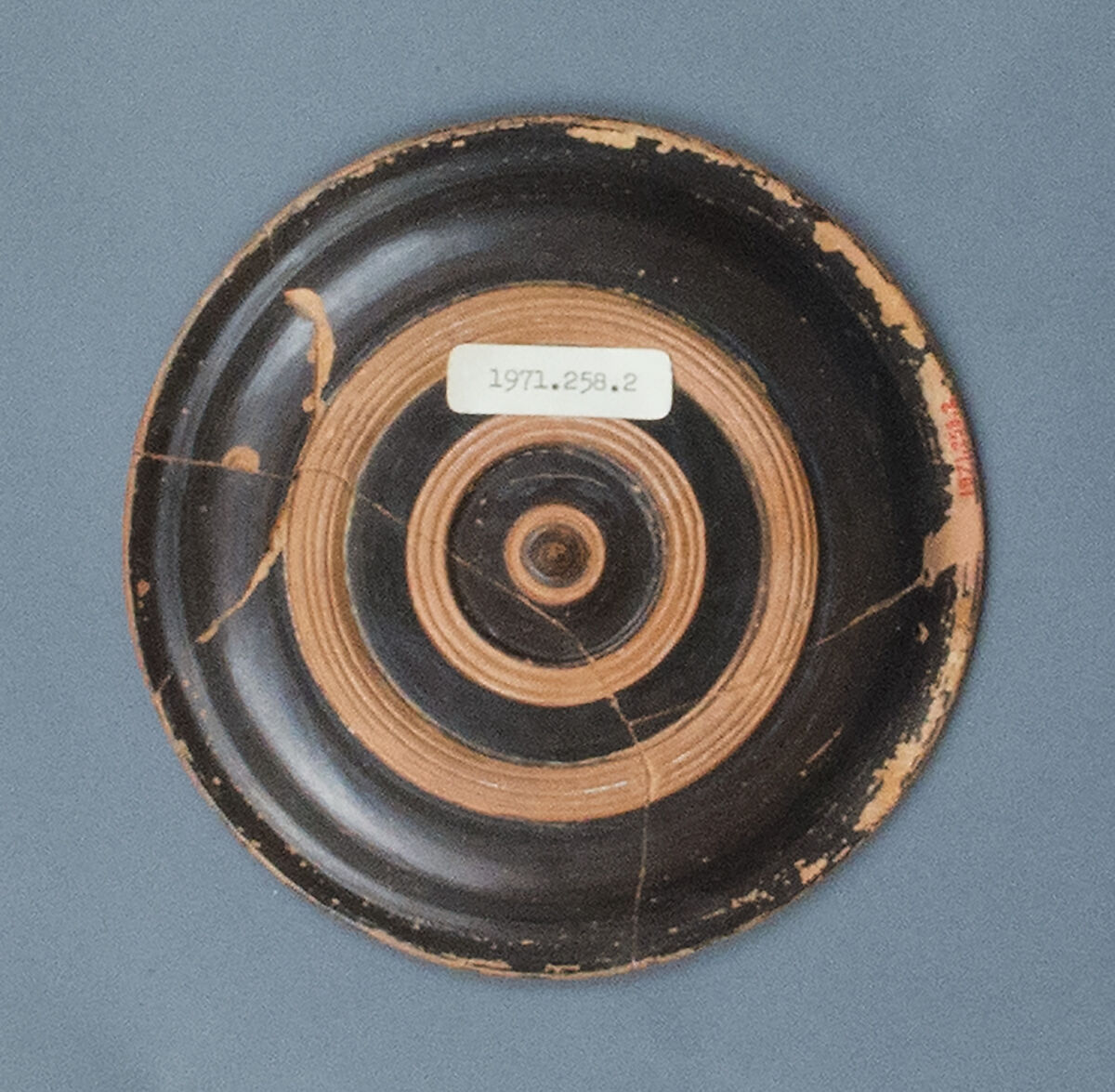 Terracotta plate, Terracotta, Greek, Attic