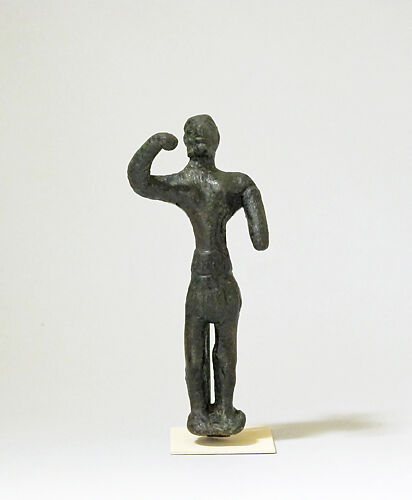 Bronze statuette of a male votary
