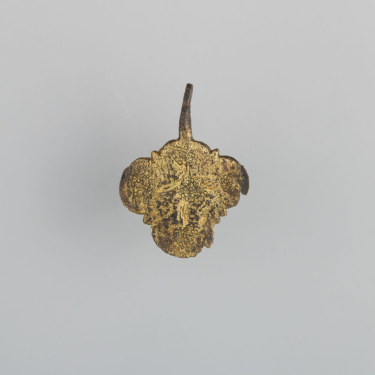 Badge or Harness Pendant, Copper, gold, possibly Spanish 