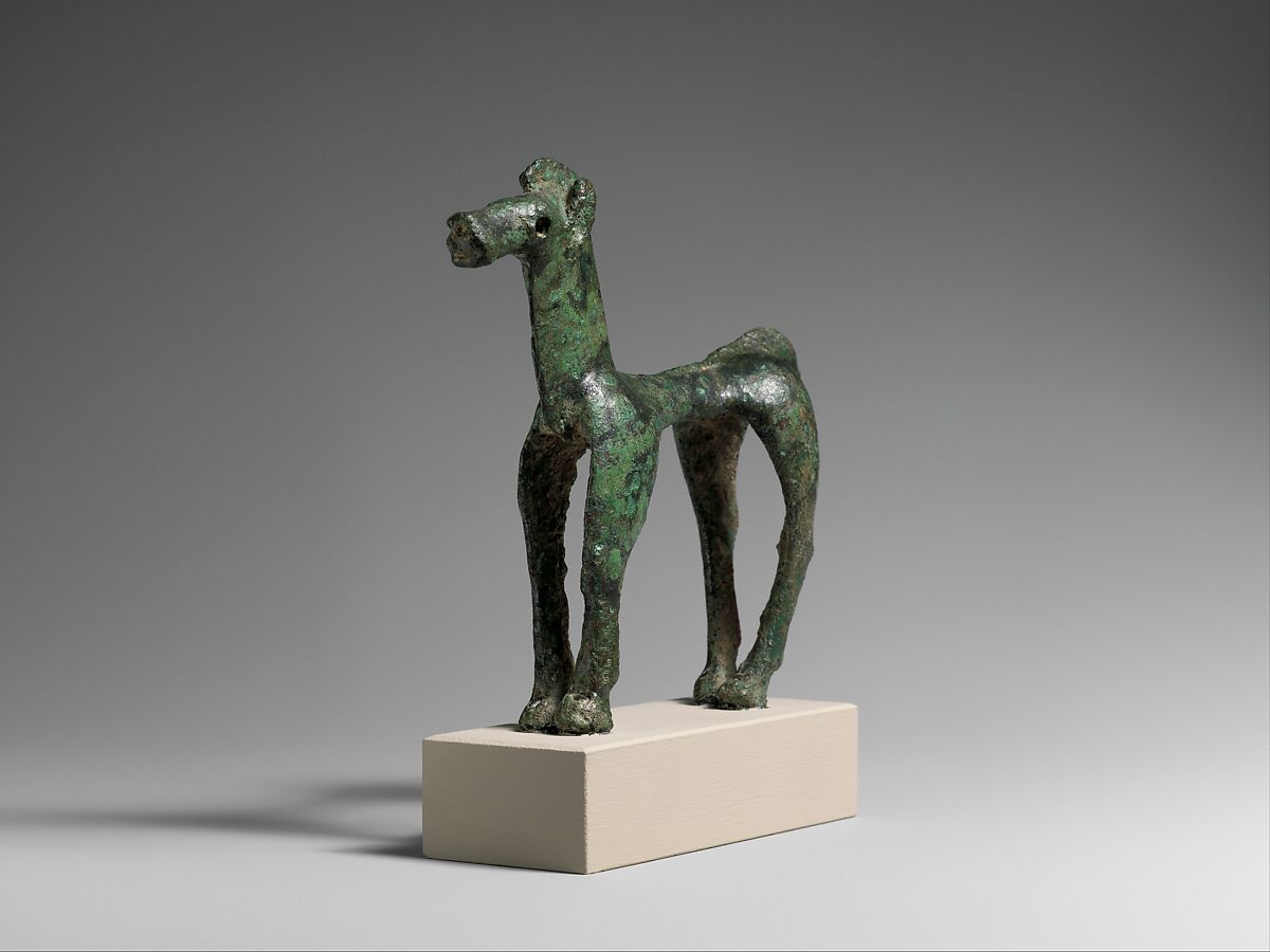 Bronze horse, Bronze, Greek