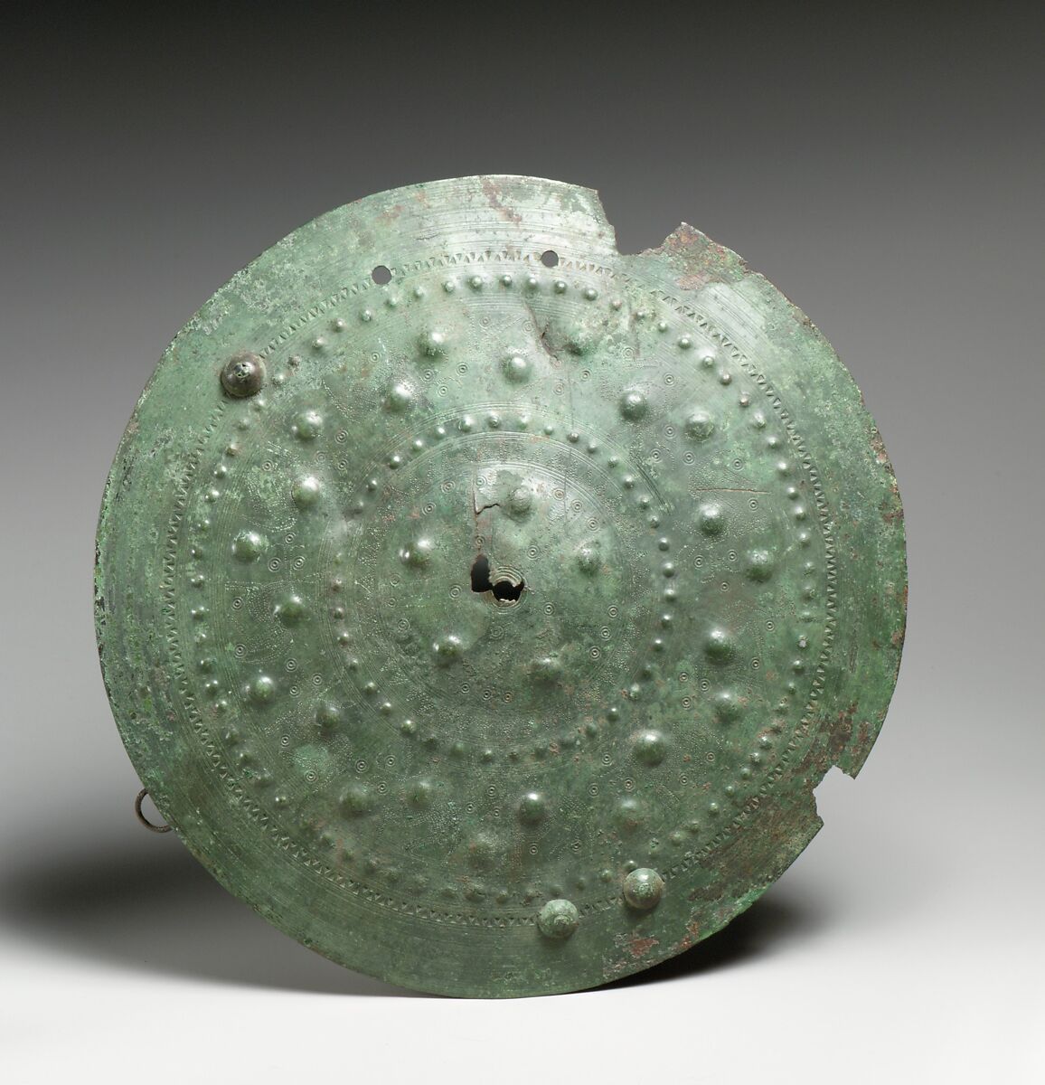 Bronze shield boss, Bronze, Italic