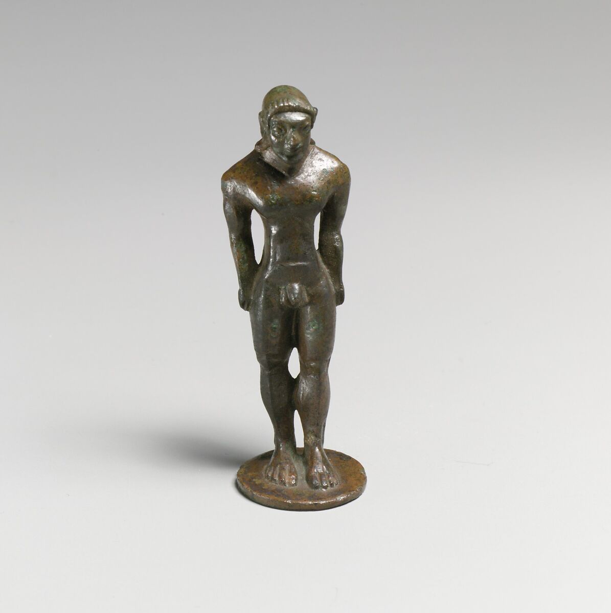 Statuette of a youth, Bronze, Etruscan 