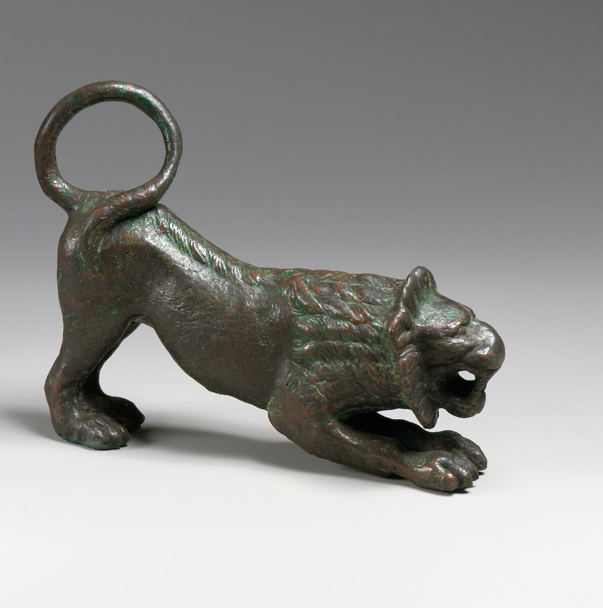 Bronze lion, Bronze, Greek 