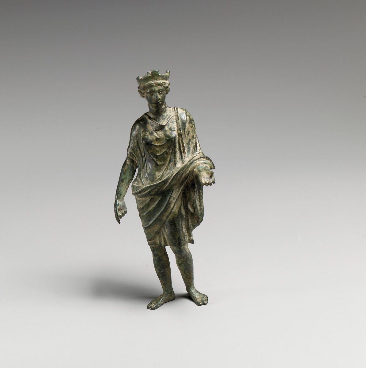 Statuette of a woman, Bronze, Greek 