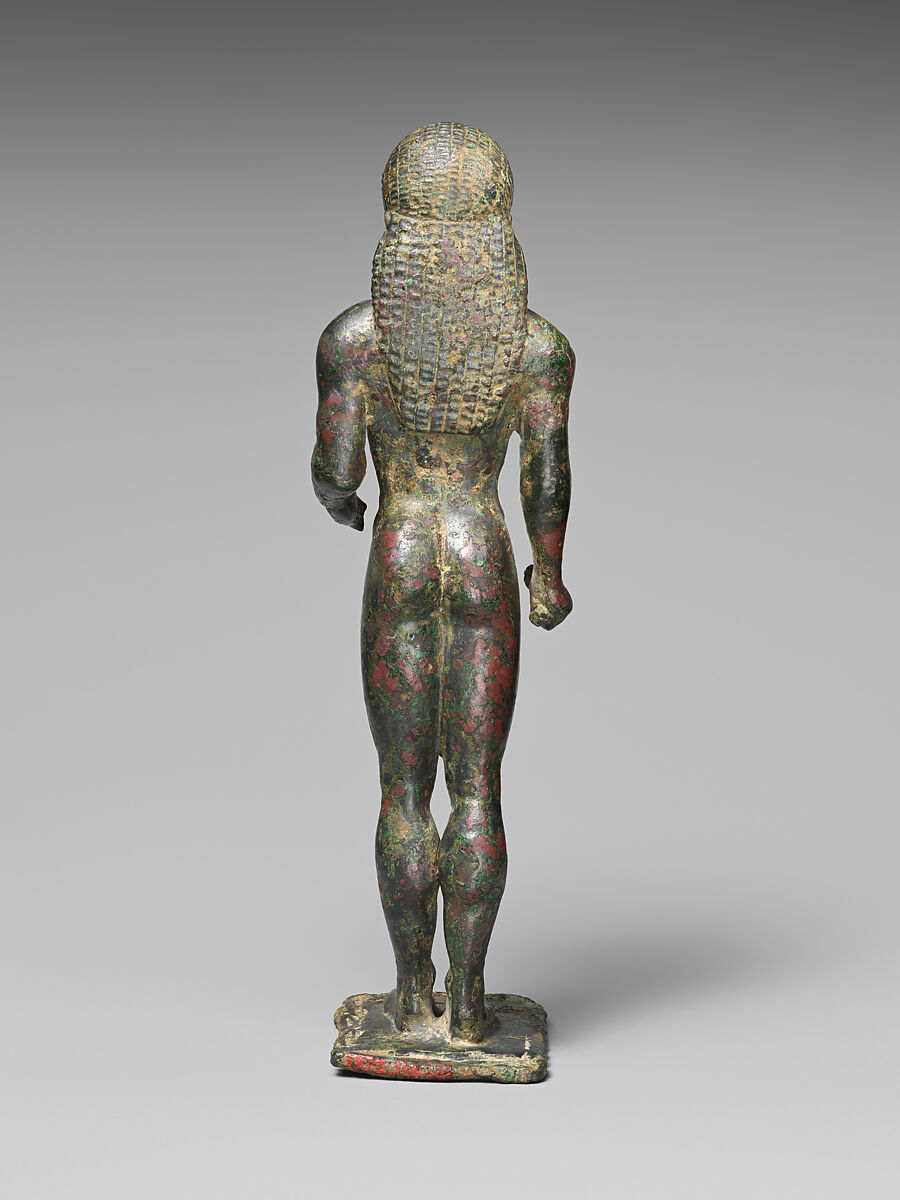 Bronze statuette of a nude youth, Bronze, Greek