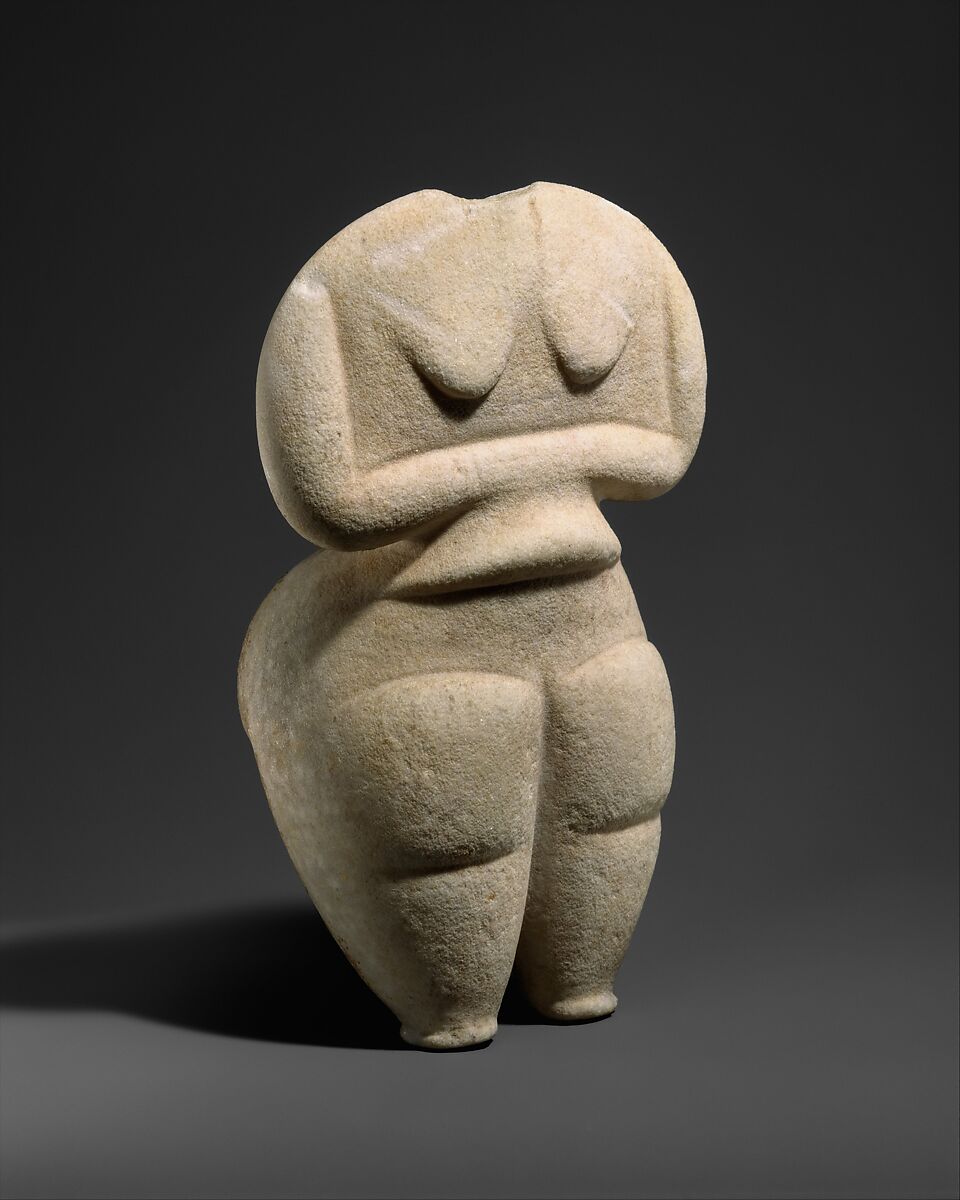 Marble female figure, Marble, Cycladic
