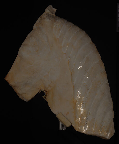 Marble head of a horse, Marble, Greek, Attic