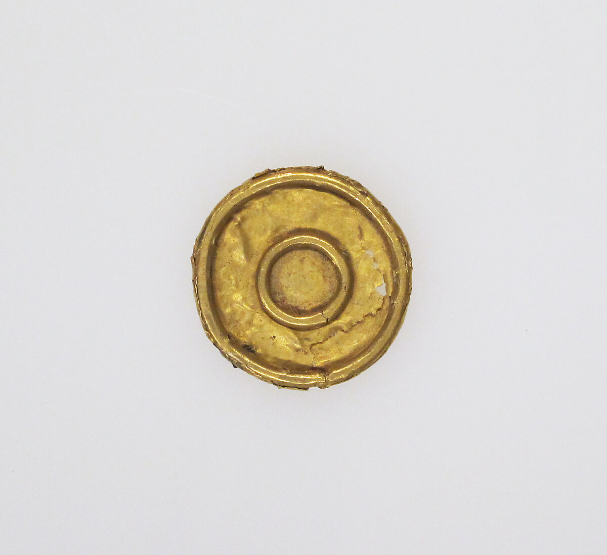 Roundel, disk, Gold 