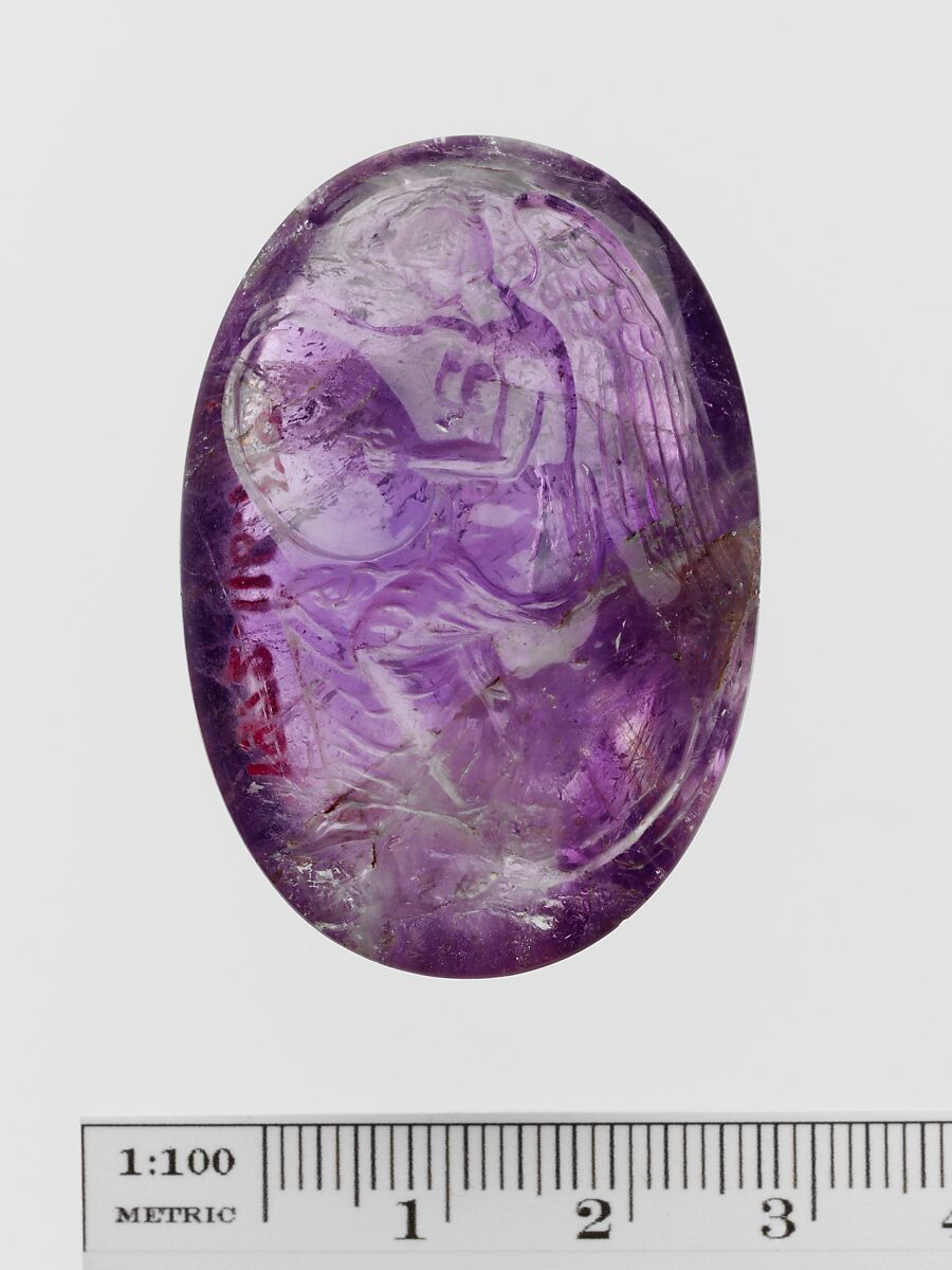 Amethyst oval, Amethyst, Greek or Roman 