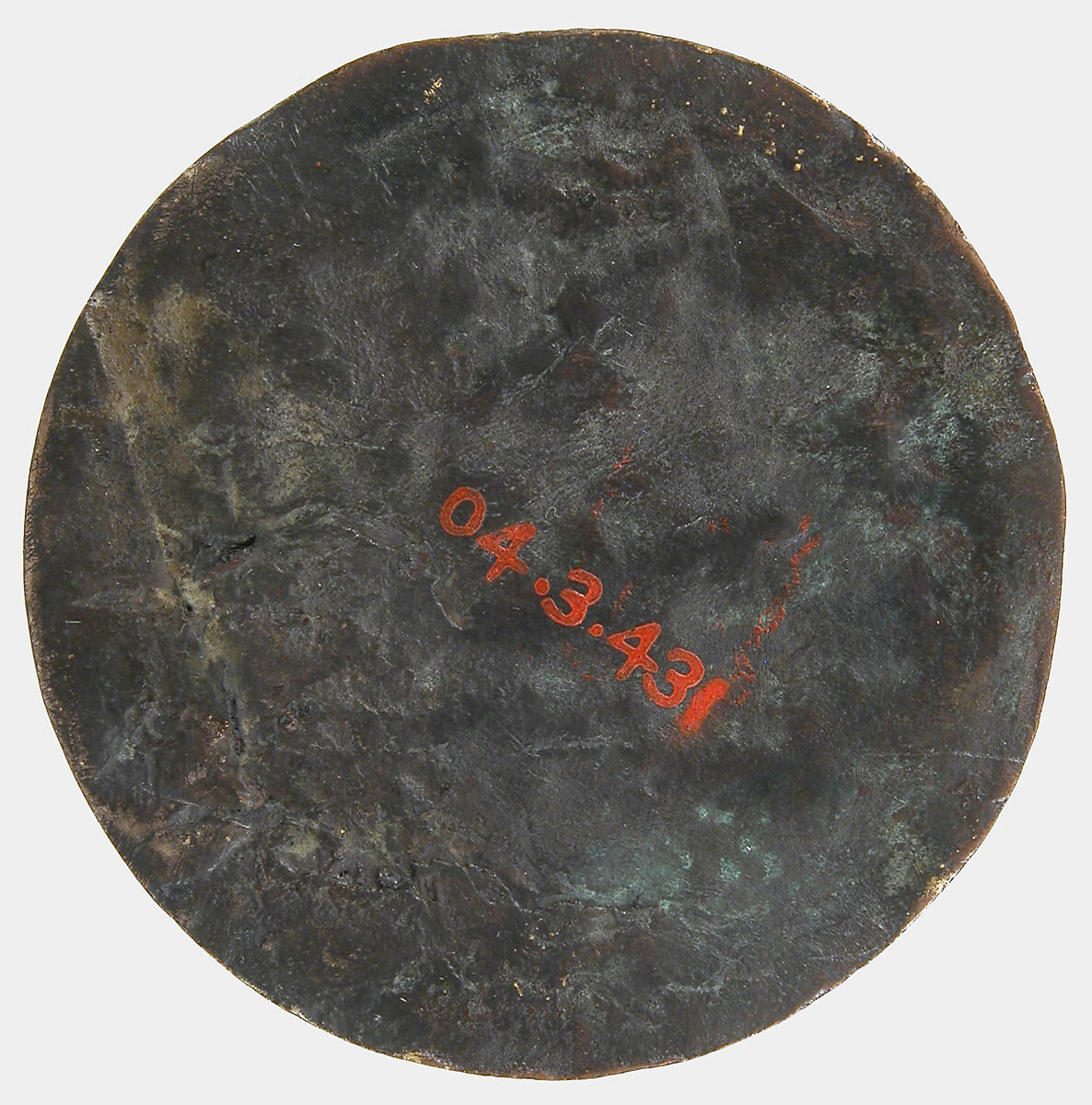 Harness Pendant, Copper, gold, enamel, possibly Spanish