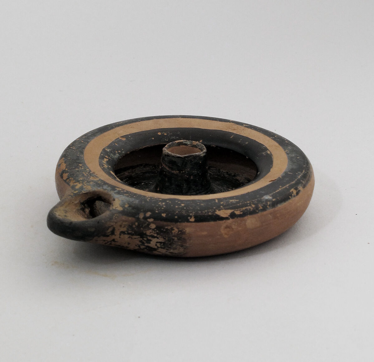 Lamp, Terracotta, Greek, Attic