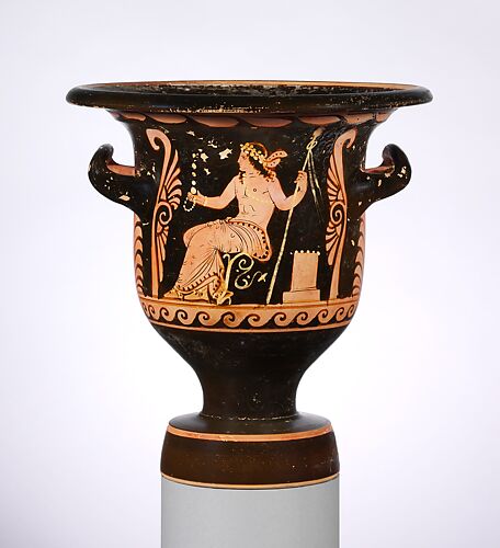 Terracotta bell-krater (mixing bowl)