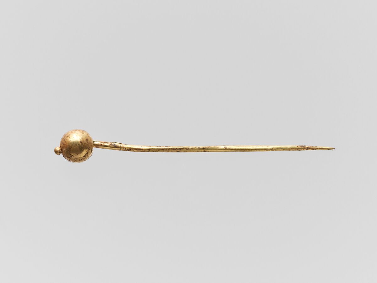 Gold pin, East Greek, Archaic