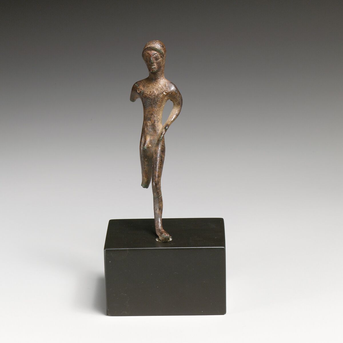 Statuette of a youth, Bronze, Etruscan 
