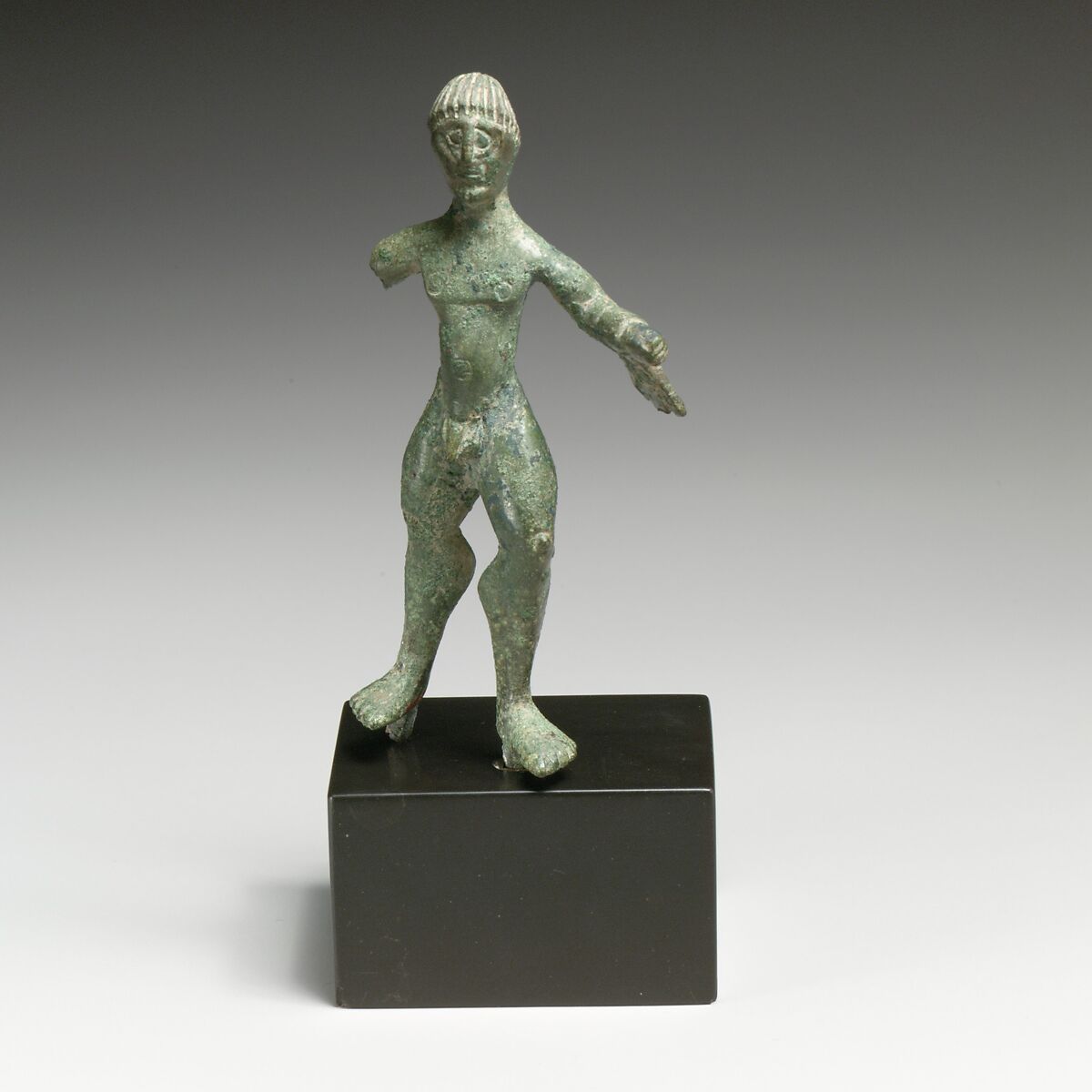Statuette of Herakles, Bronze, Etruscan, Umbrian 