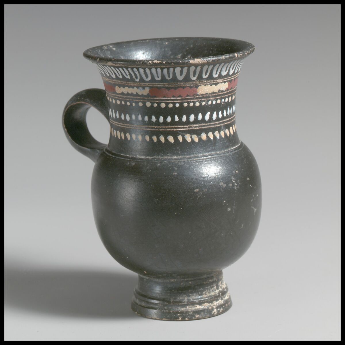 Mug, Terracotta, Greek, South Italian, Apulian 