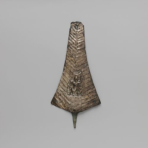 Silver votive plaque