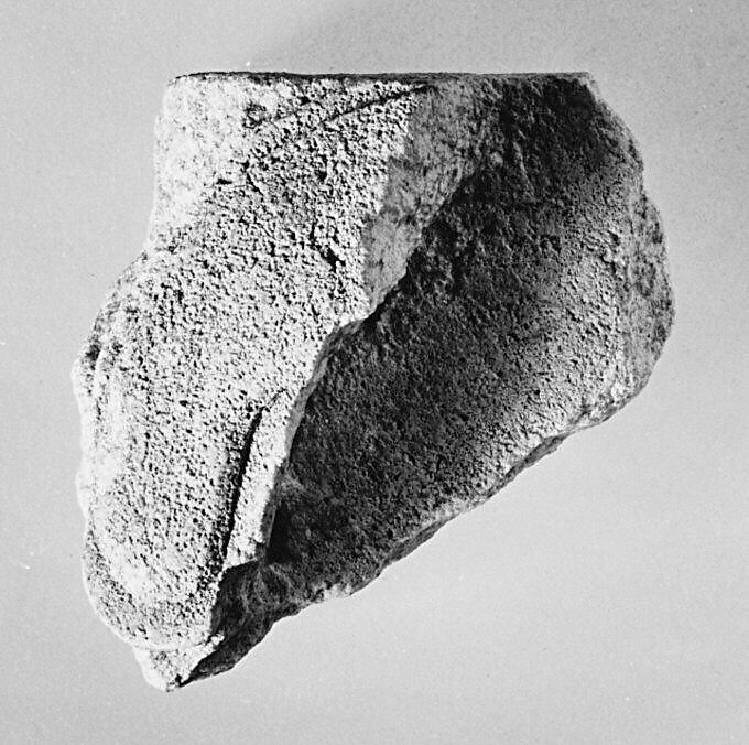 Fragments of drapery, Limestone, Greek, South Italian, Tarentine