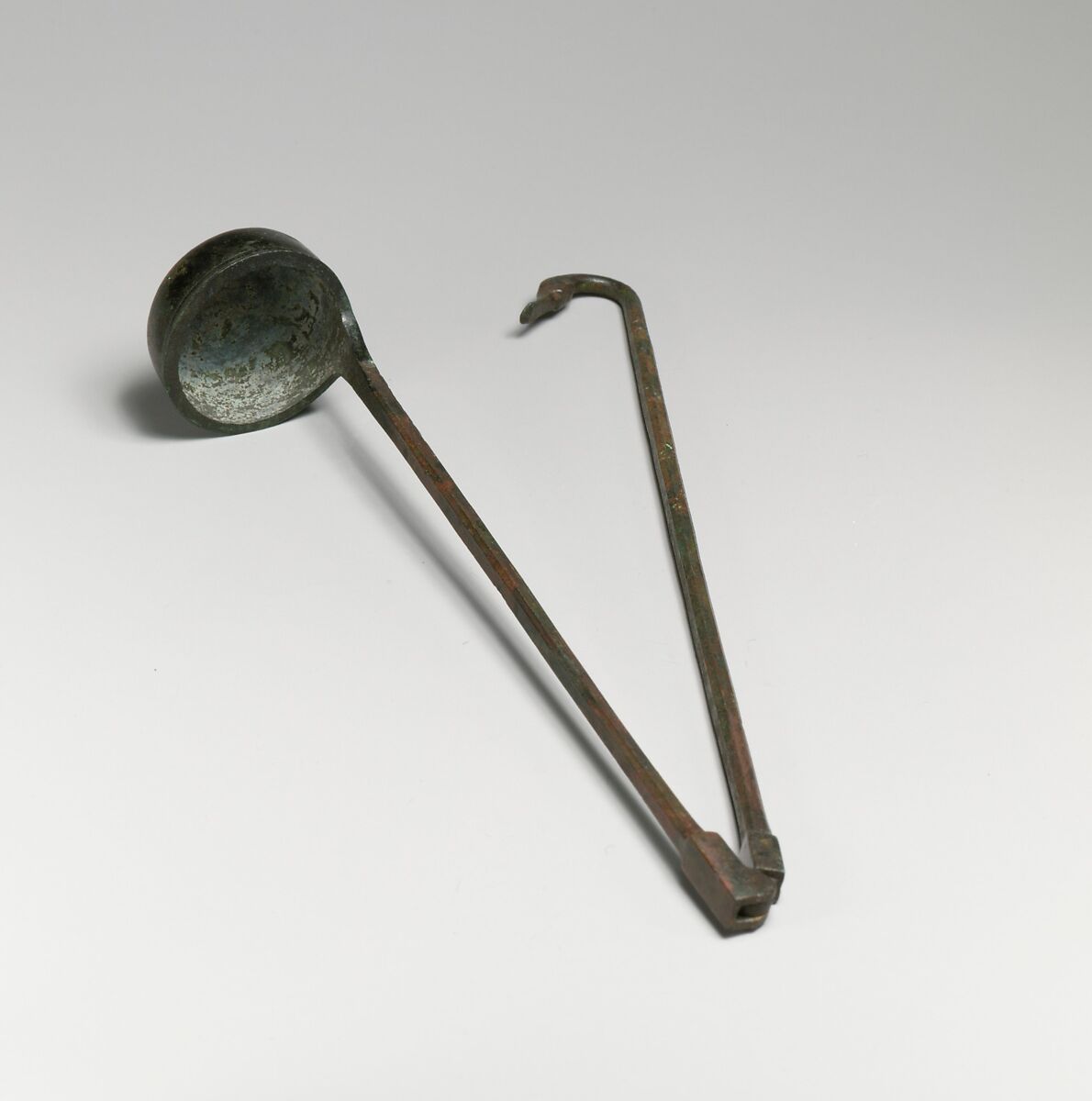 Bronze simpulum (ladle), Bronze, Roman 