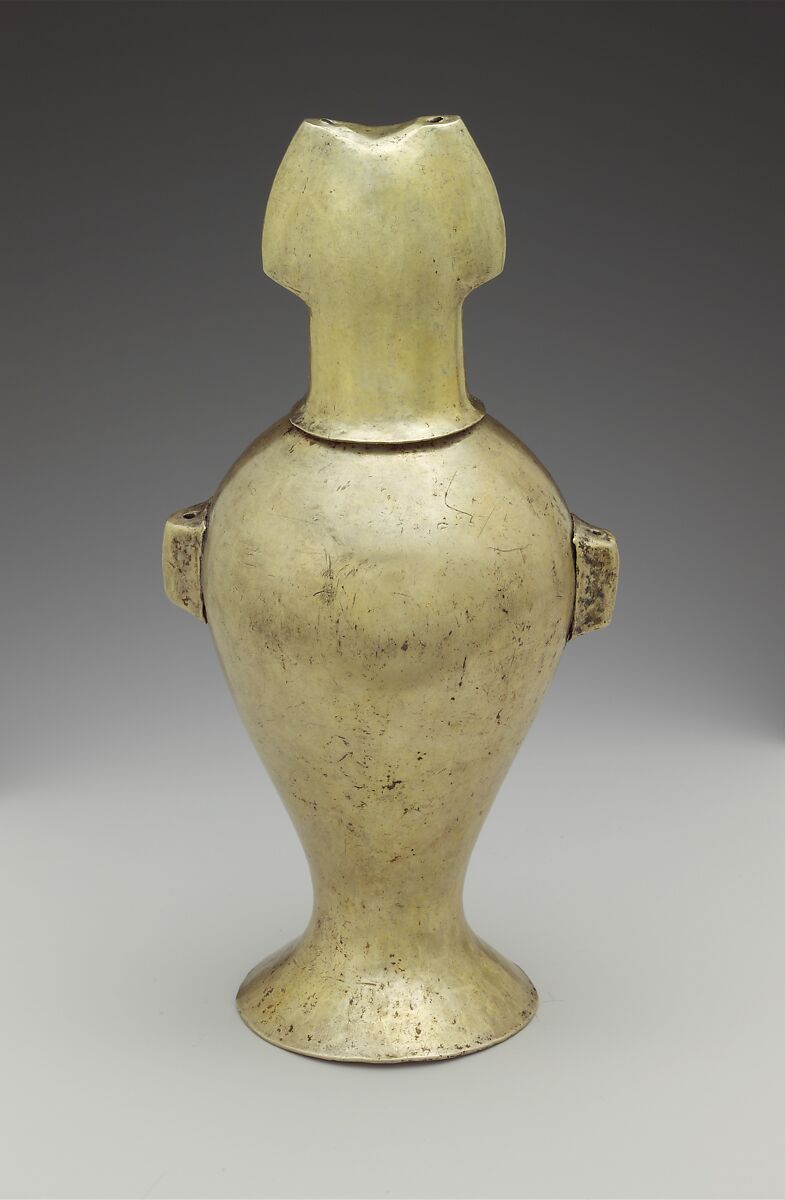 Electrum vase with lid, Electrum, Anatolian 
