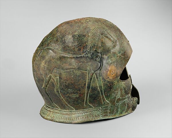 Bronze helmet