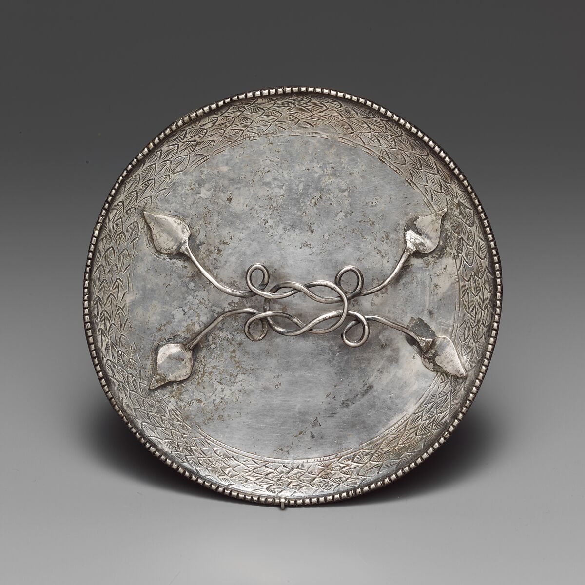 Silver mirror, Silver, Roman