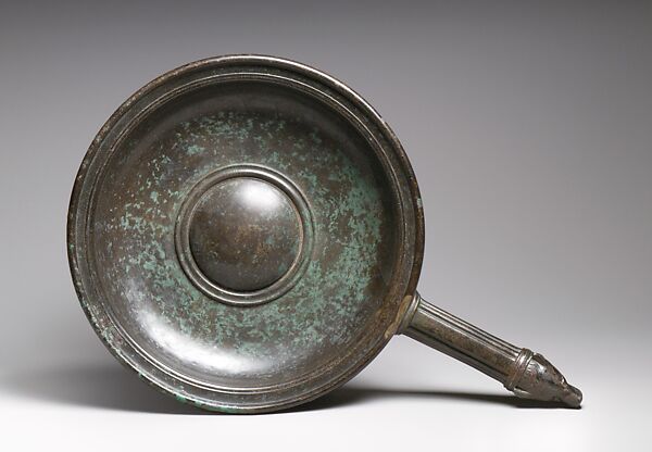 Bronze patera (shallow bowl with handle)