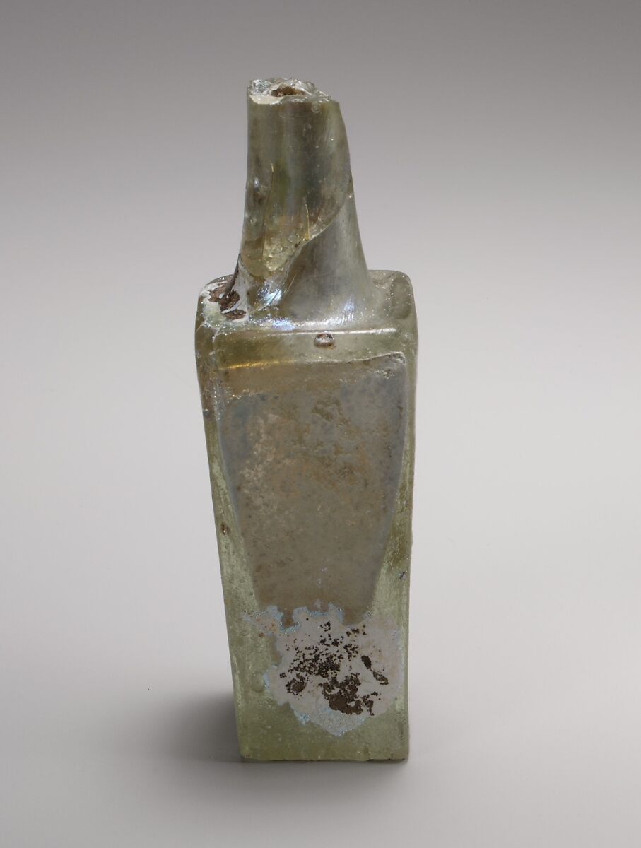 Glass 'Mercury' bottle, Glass, Roman 