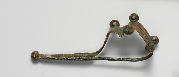 Bronze dragon-type fibula (safety pin)