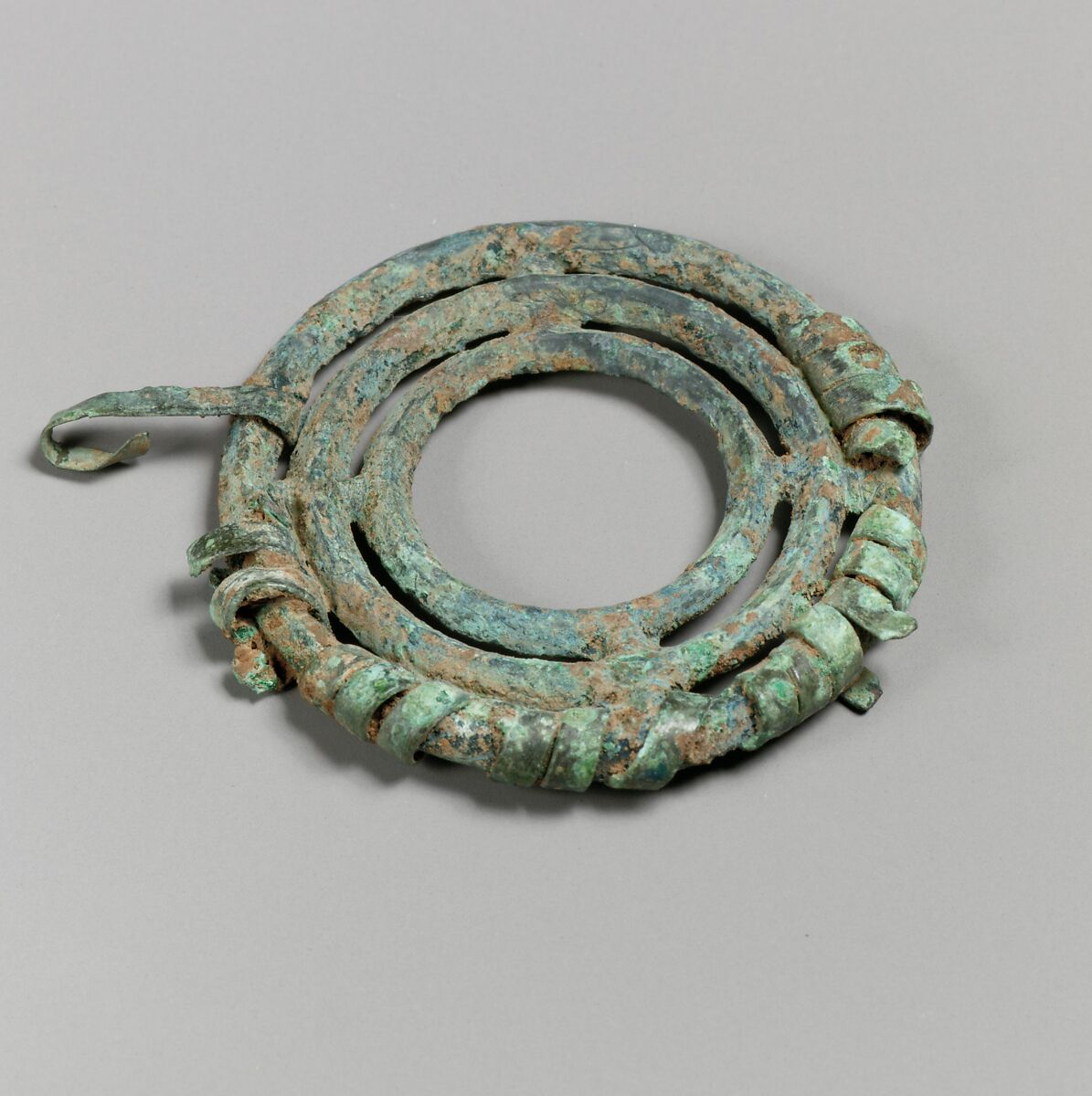 Necklace spiral, Bronze, Italic, Villanovan 