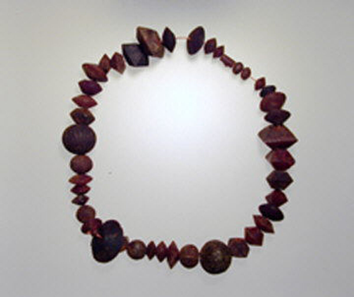 Modern reconstruction of ancient beads, Amber, Etruscan 