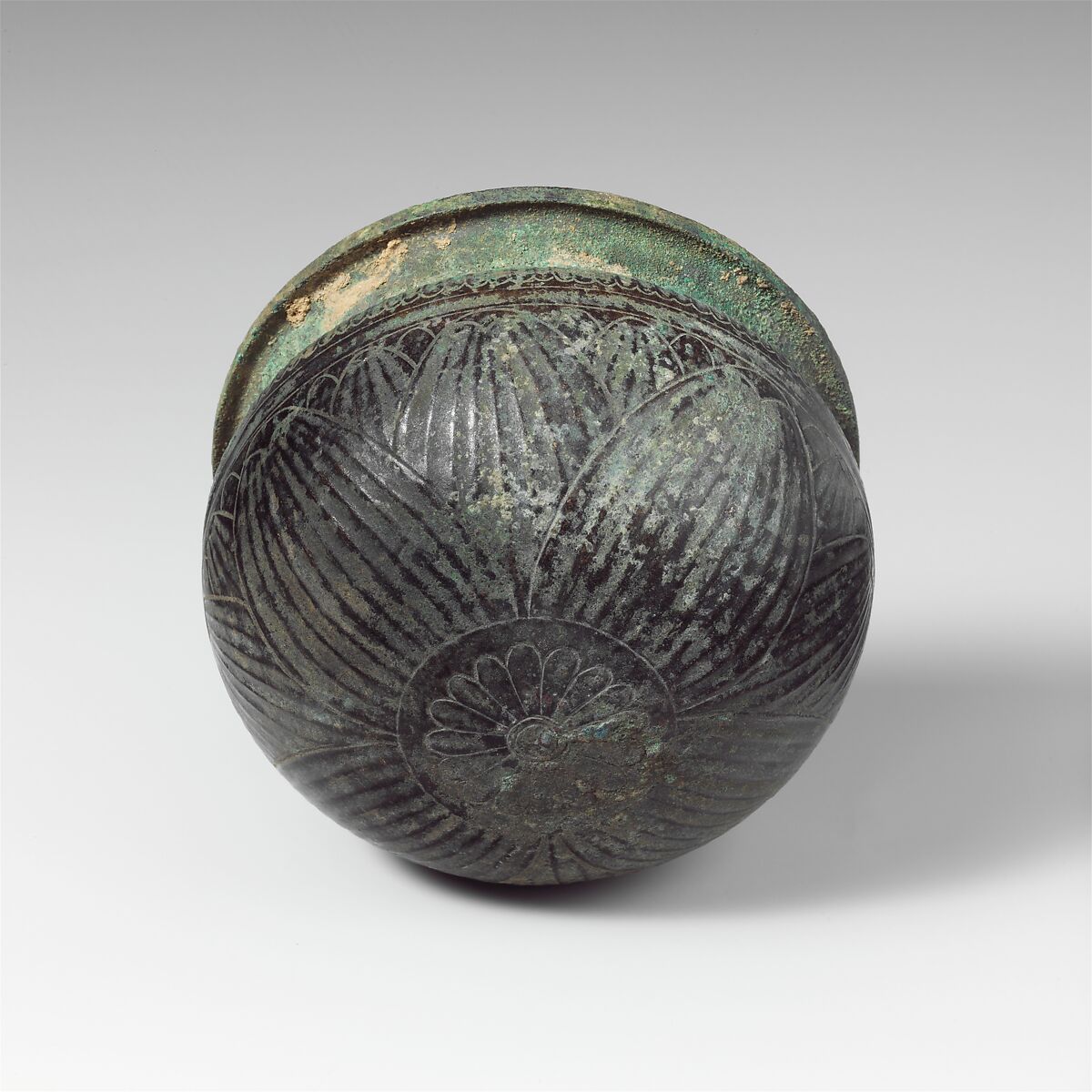 Bronze bowl, Bronze, Greek